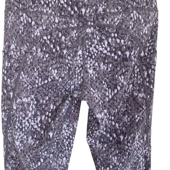 VARLEY Sz S Let's Go Leggings High-Rise Pocket Shadow Blush Snakeskin Print - Picture 7 of 16